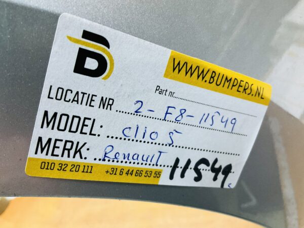 BUMPER Renault Clio 5 2019-2023  VOORBUMPER 2-F8-11549z