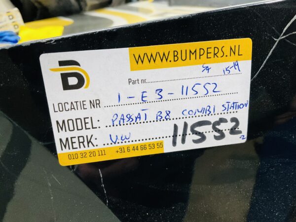 BUMPER Volkswagen Passat B8 Combi Station 4xpdc 2015-2019  Achterbumper 1-E3-11552z