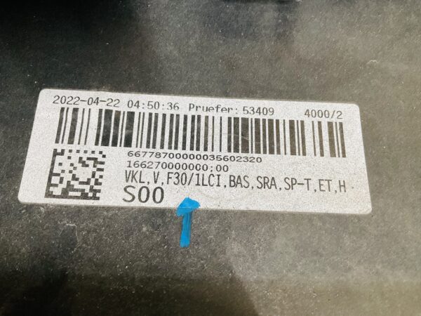 BUMPER BMW 3 Serie F30 F31 LCI 4xpdc VOORBUMPER 2-K3-11556z