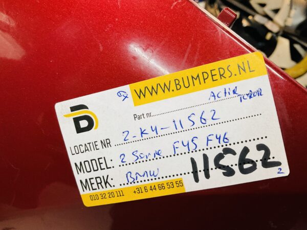 BUMPER BMW 2 Serie F45 F46 Active Touror 6xpdc  VOORBUMPER 2-K4-11562z