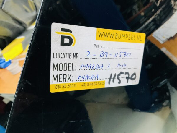 BUMPER Mazda 2 2011-2014 DR61-501T1 VOORBUMPER 2-B9-11570