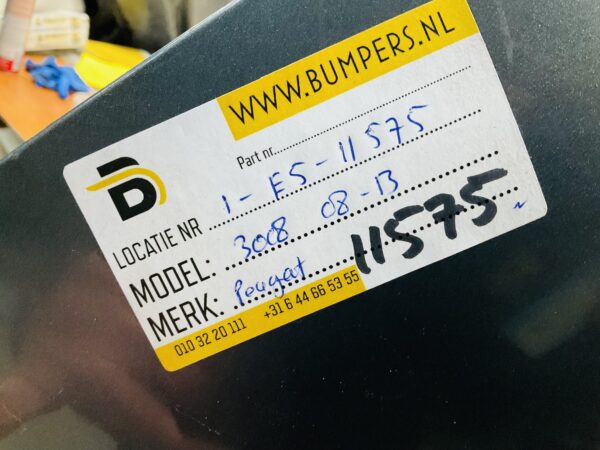BUMPER Peugeot 308 4xpdc 2008-2013  Achterbumper 1-E5-11575z