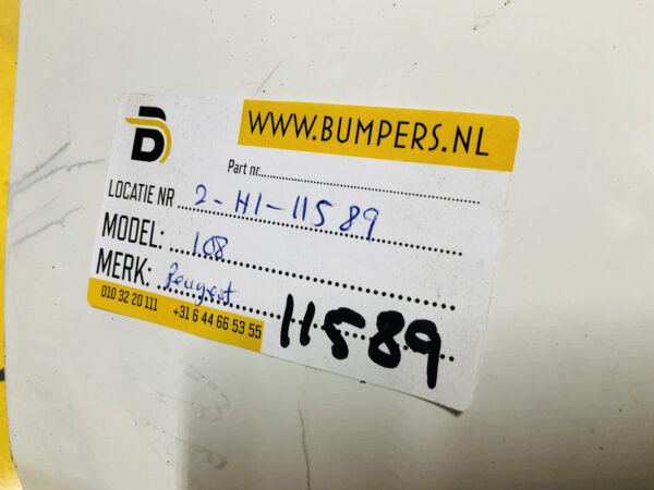 BUMPER Peugeot 108 32001 14-24 Achterbumper 2-H1-11589z