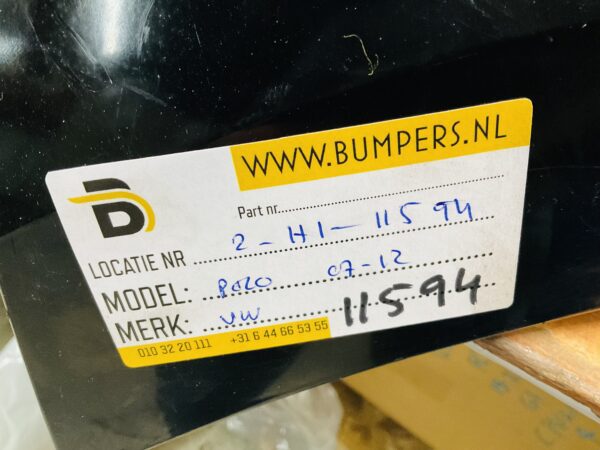 BUMPER Volkswagen polo 6R 2007-2012 Achterbumper 2-H1-11594z
