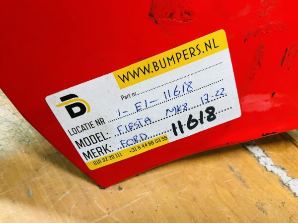 BUMPER Ford Fiesta MK8 4xpdc 2017-2022 Achterbumper 1-E1-11618z