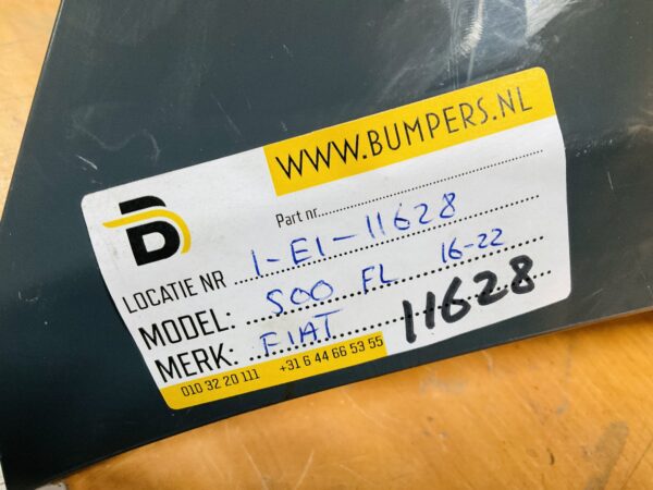 BUMPER Fiat 500 4xpdc Facelift 2016-2022 735695621 Achterbumper 1-E1-11628z