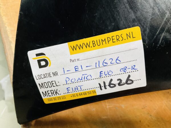 BUMPER Fiat Punto EVO 2008-2012 735500302ST Achterbumper 1-E1-11626z