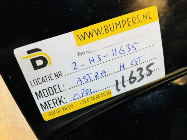 BUMPER Opel Astra H GT H374339703 Achterbumper 2-H3-11635z