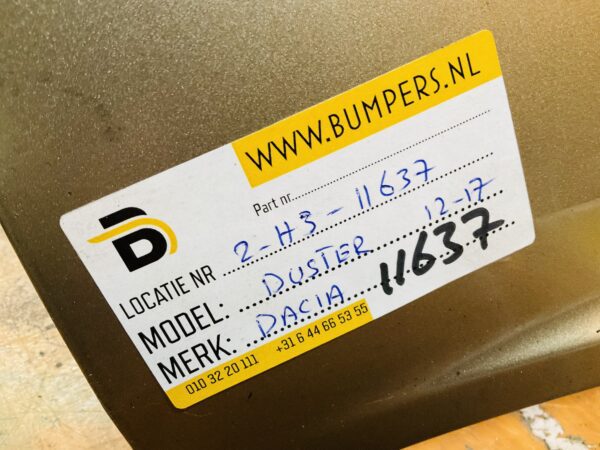 BUMPER Dacia Duster 2012-20171948651X  Achterbumper 2-H3-11637z