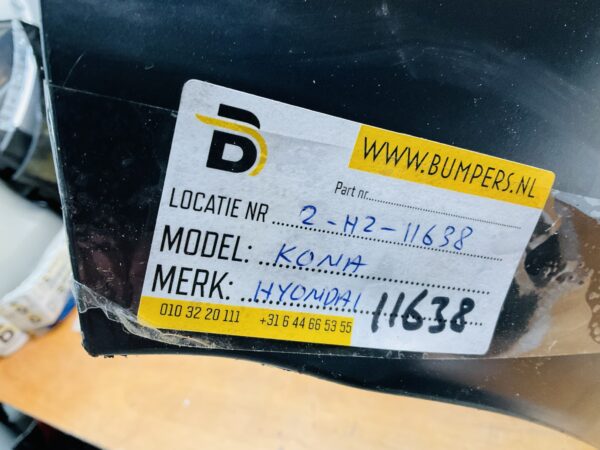 BUMPER Hyundai Kona 86611-J9020 Achterbumper 2-H2-11638z