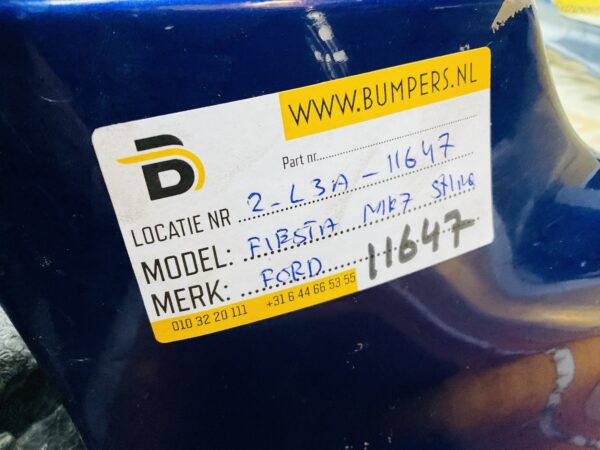 Spoiler Ford Fiesta Mk7 Stline ST-Line 1340204 Bumperlip 2-L3A-11647