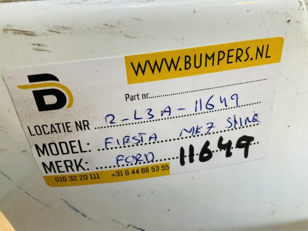 Spoiler Ford Fiesta Mk7 Stline ST-Line 1340204 Bumperlip 2-L3A-11649