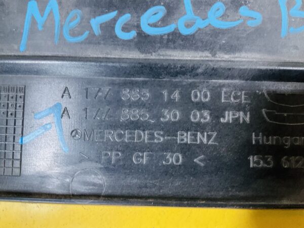Onderplaat Mercedes A Klasse W177 Normaal A1778851400 Bumperlip 2-L5A-11725