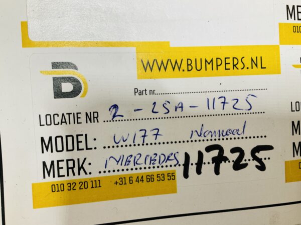 Onderplaat Mercedes A Klasse W177 Normaal A1778851400 Bumperlip 2-L5A-11725