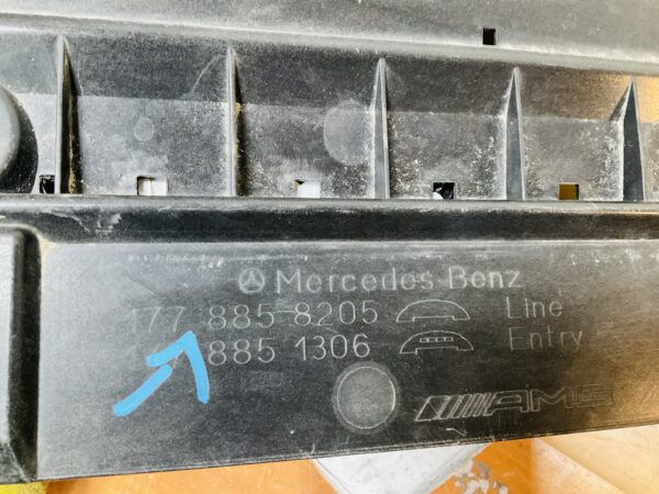 Onderplaat Mercedes A Klasse W177 A45 A1778858205 Bumperlip 2-L5-11728