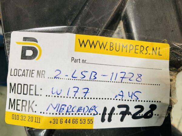 Onderplaat Mercedes A Klasse W177 A45 A1778858205 Bumperlip 2-L5-11728