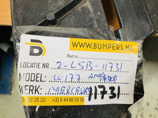 Onderplaat Mercedes A Klasse W177 AMG A1778854900 Bumperlip 2-L5B-11731