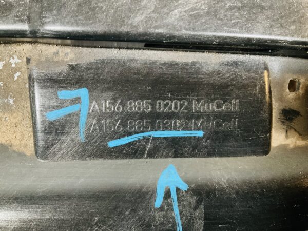 Onderplaat Mercedes GLA W156 AMG A1568850202 Bumperlip 2-L3E-11736
