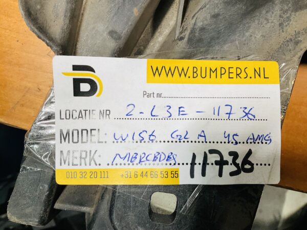 Onderplaat Mercedes GLA W156 AMG A1568850202 Bumperlip 2-L3E-11736
