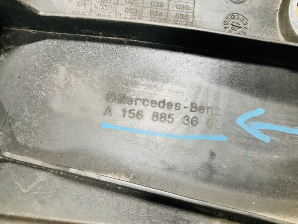 Onderplaat Mercedes GLA W156 A1568853600 Bumperlip 2-L3E-11740