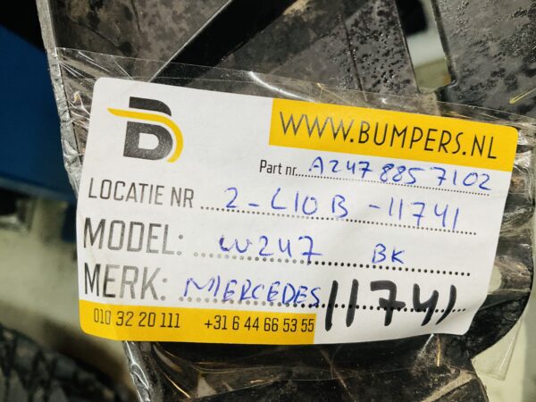 Onderplaat Mercedes B Klasse W247 A2478857102 Bumperlip 2-L5-11741