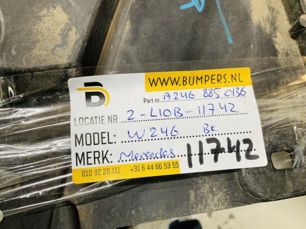 Onderplaat Mercedes B Klasse W246 A2468850136 Bumperlip 2-L5-11742