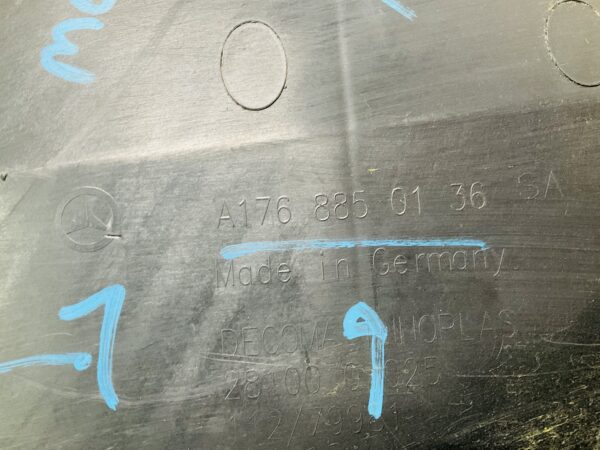 Onderplaat Mercedes A Klasse W176 CLA W117 AMG 1768850136 Bumperlip 2-L4-11744