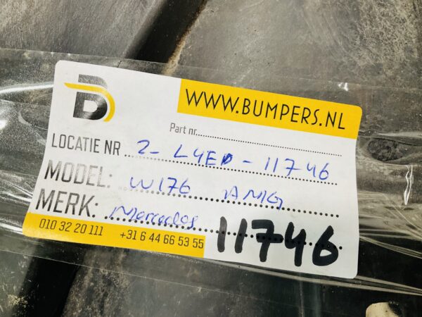 Onderplaat Mercedes A Klasse W176 CLA W117 AMG 1768850136 Bumperlip 2-L4E-11746