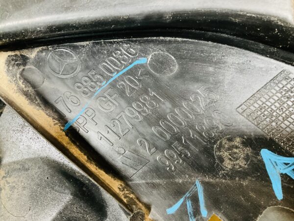 Onderplaat Mercedes A Klasse W176 AMG A45 1768850036 Bumperlip 2-L4F-11750