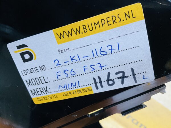 BUMPER Mini F56 F57 VOORBUMPER 2-K1-11671z