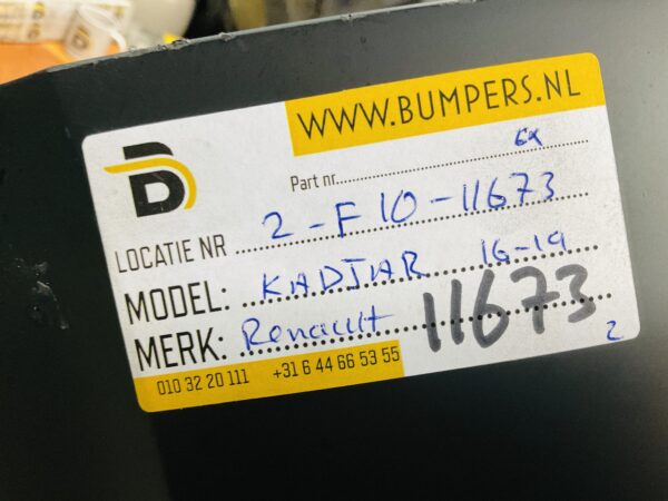 BUMPER Renault Kadjar 6xpdc 2016-2019 VOORBUMPER 2-F10-11673z