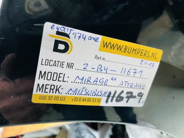 BUMPER Mitsubishi  Spacestar 2019-2023 VOORBUMPER 2-B4-11679z