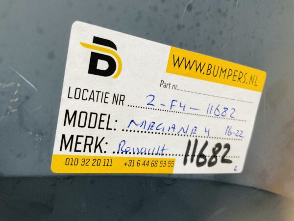 BUMPER Renault Clio 5 2019-2024  VOORBUMPER 2-F4-11682z