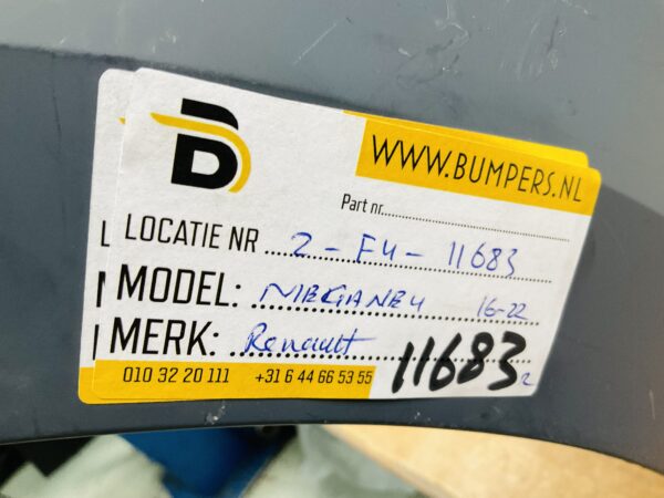 BUMPER Renault Clio 5 2019-2024  VOORBUMPER 2-F4-11683z
