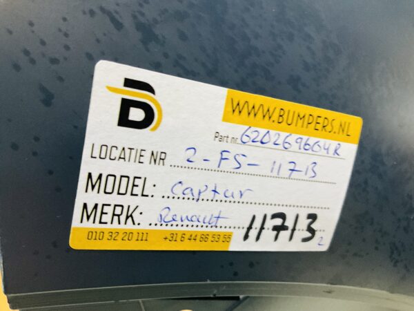 BUMPER Renault Captur Facelift 2016-2019  VOORBUMPER 2-F5-11713z