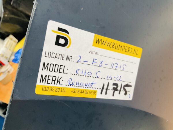 BUMPER Renault Megane 4 2016-2021 VOORBUMPER 2-F4-11715z