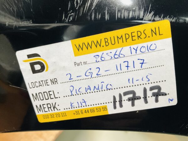 BUMPER Kia Picanto 2011-2015 VOORBUMPER 2-G2-11717z
