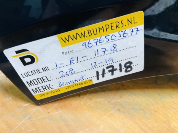 BUMPER Peugeot 208 2012-2019 9676505677 Achterbumper 1-E1-11718z