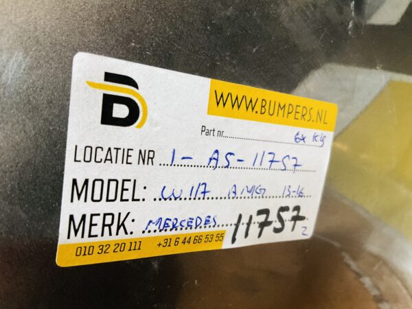 Bumper Mercedes CLA W117 AMG kls 6xpdc 2013-2016 Voorbumper 1-A5-11757