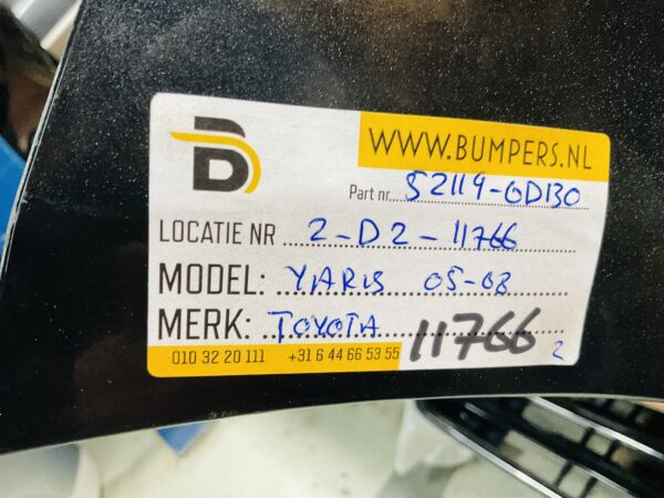 BUMPER Toyota Yaris 2005-2008 VOORBUMPER 2-D2-11766z