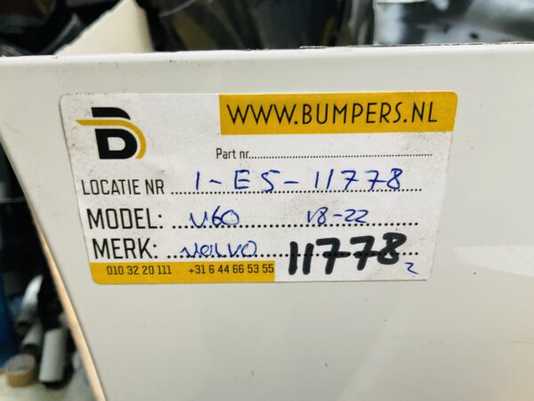 BUMPER Volvo V60 2018-2022 31688837 Achterbumper 1-E5-11778z