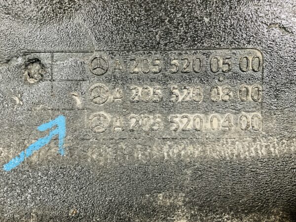Onderplaat Mercedes C Klasse W205 A2055200500 Bumperlip 2-L3C-11786