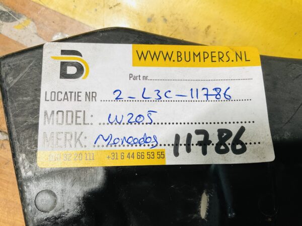 Onderplaat Mercedes C Klasse W205 A2055200500 Bumperlip 2-L3C-11786