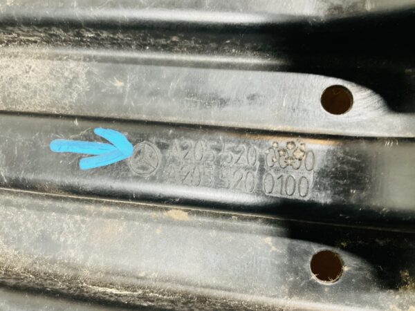 Onderplaat Mercedes C Klasse W205 A2055200000 Bumperlip 2-L3C-11787