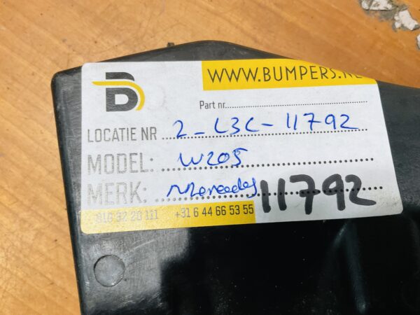 Onderplaat Mercedes C Klasse W205 A2055200500 Bumperlip 2-L3C-11792