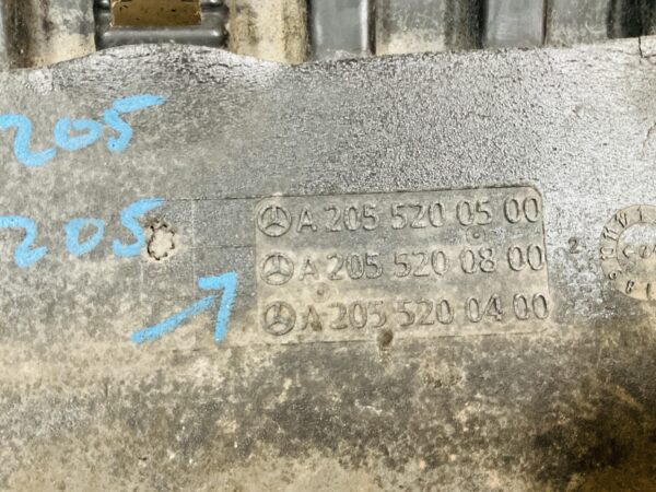 Onderplaat Mercedes C Klasse W205 A2055200500 Bumperlip 2-L3C-11793
