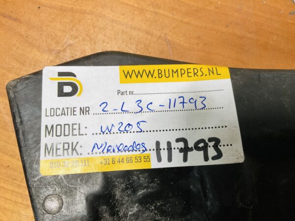 Onderplaat Mercedes C Klasse W205 A2055200500 Bumperlip 2-L3C-11793