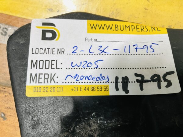Onderplaat Mercedes C Klasse W205 A2055200500 Bumperlip 2-L3C-11795