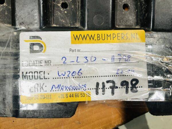Onderplaat Mercedes C Klasse W206 2022-2024 A2065204900 Bumperlip 2-L3D-11798