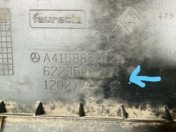Onderplaat Mercedes W415 Citan A4158850125 Bumperlip 2-L4-11800